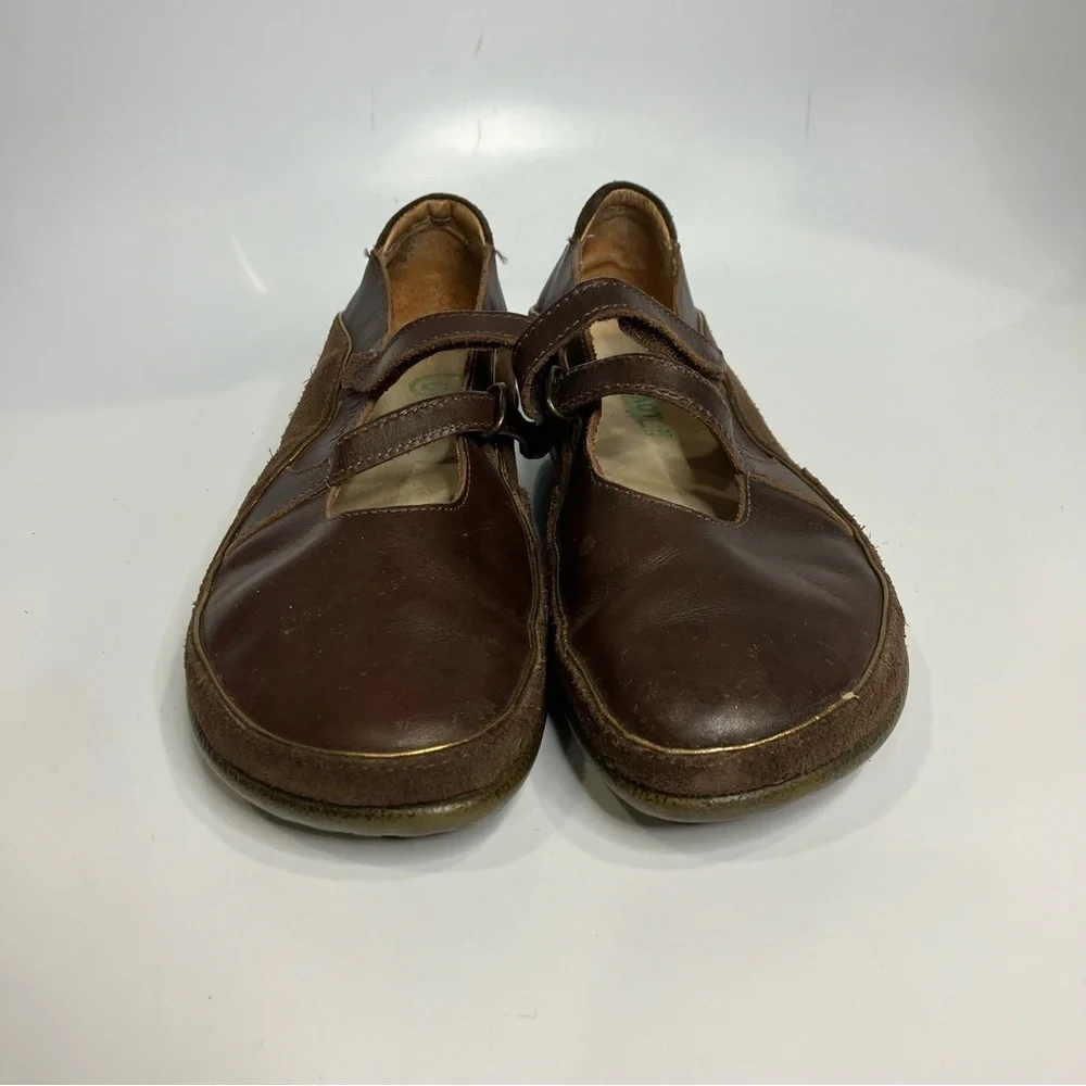 Naot Matai mary Jane‎ style shoes brown & gold leather size 37 - Picture 2 of 6